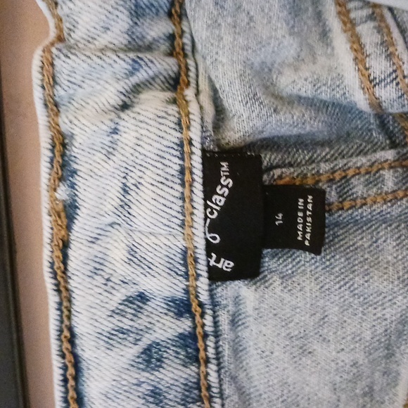 ART CLASS GIRLS DENIMS JEAN PAINT RIPPED STYLE LIGHT BLUE SZ. 14 - Picture 7 of 7